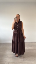 Sukienka Czekoladowa Velora