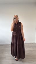 Sukienka Czekoladowa Velora