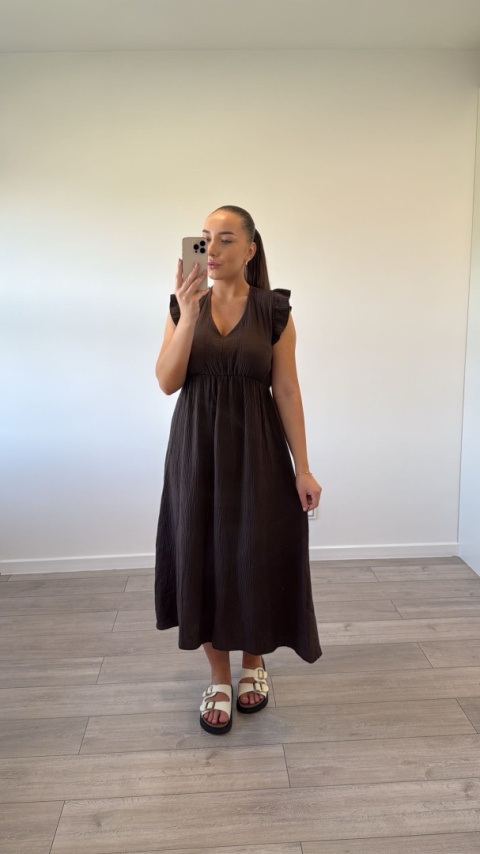 Sukienka Czekoladowa Verona