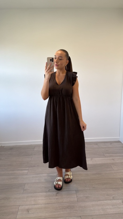 Sukienka Czekoladowa Verona