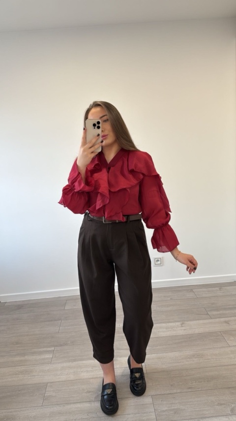 Koszula Bordowa Charm