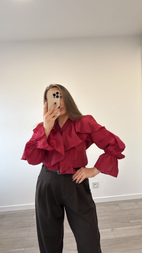 Koszula Bordowa Charm