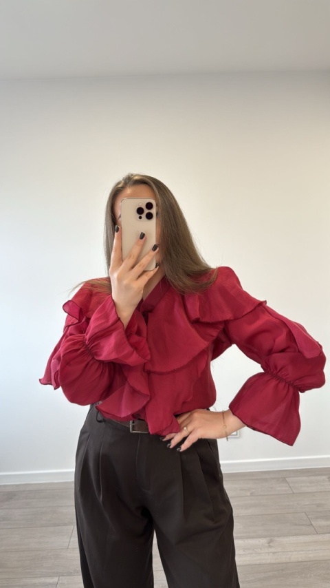 Koszula Bordowa Charm