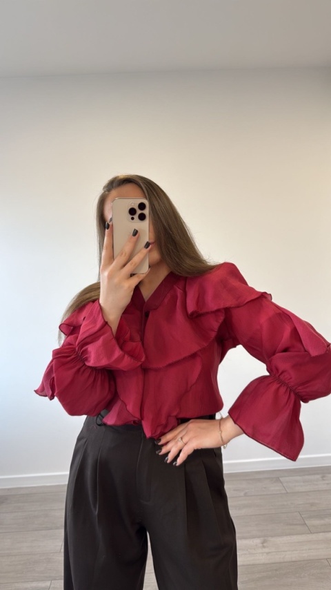 Koszula Bordowa Charm