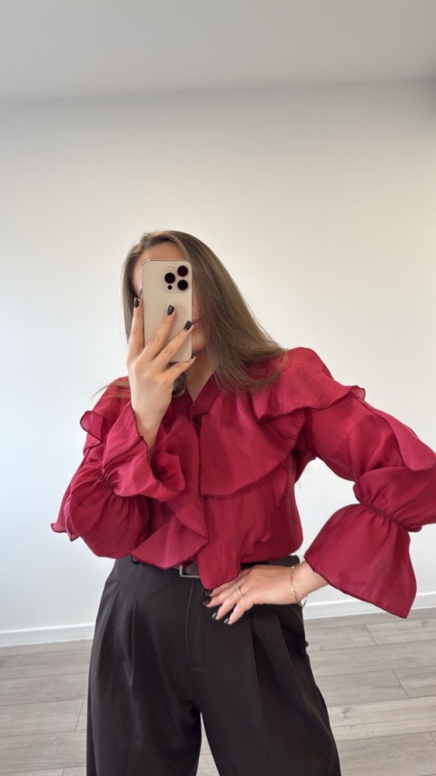 Koszula Bordowa Charm