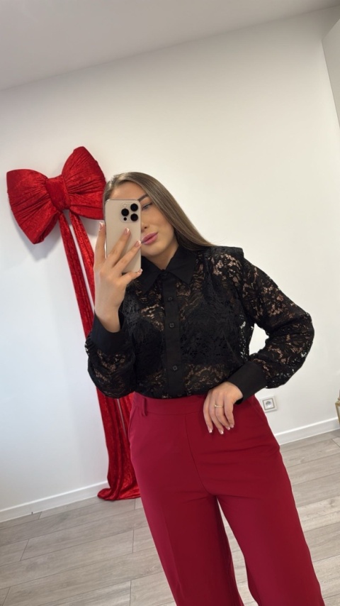 Koszula Czarna Lace