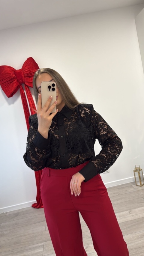 Koszula Czarna Lace