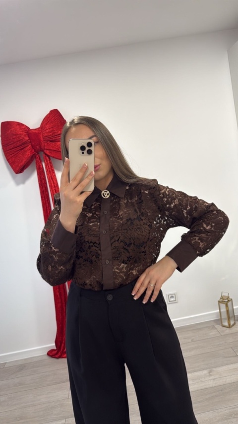 Koszula Czekoladowa Lace
