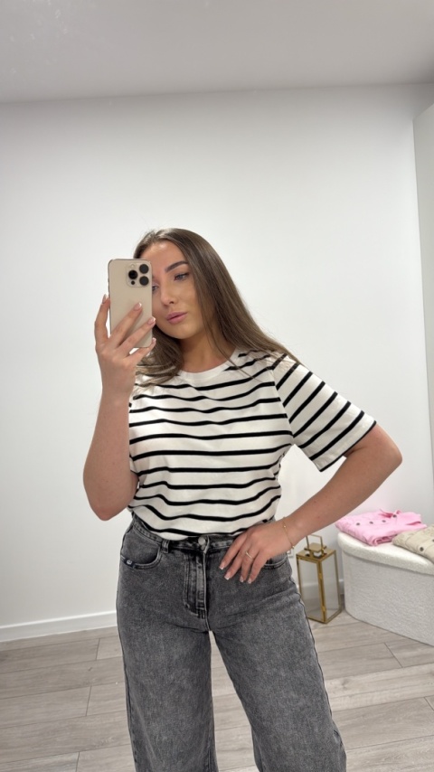 SPODNIE JEANS SZARE