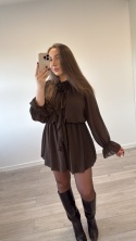 Sukienka Muse Brązowa