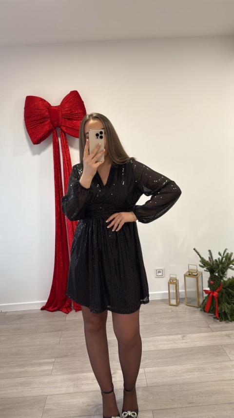 Sukienka Shine Czarna