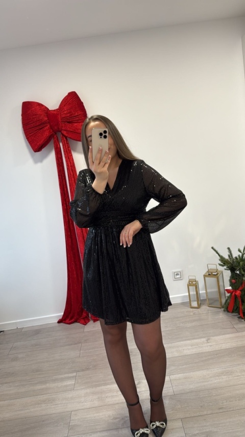 Sukienka Shine Czarna