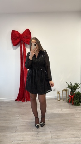 Sukienka Shine Czarna